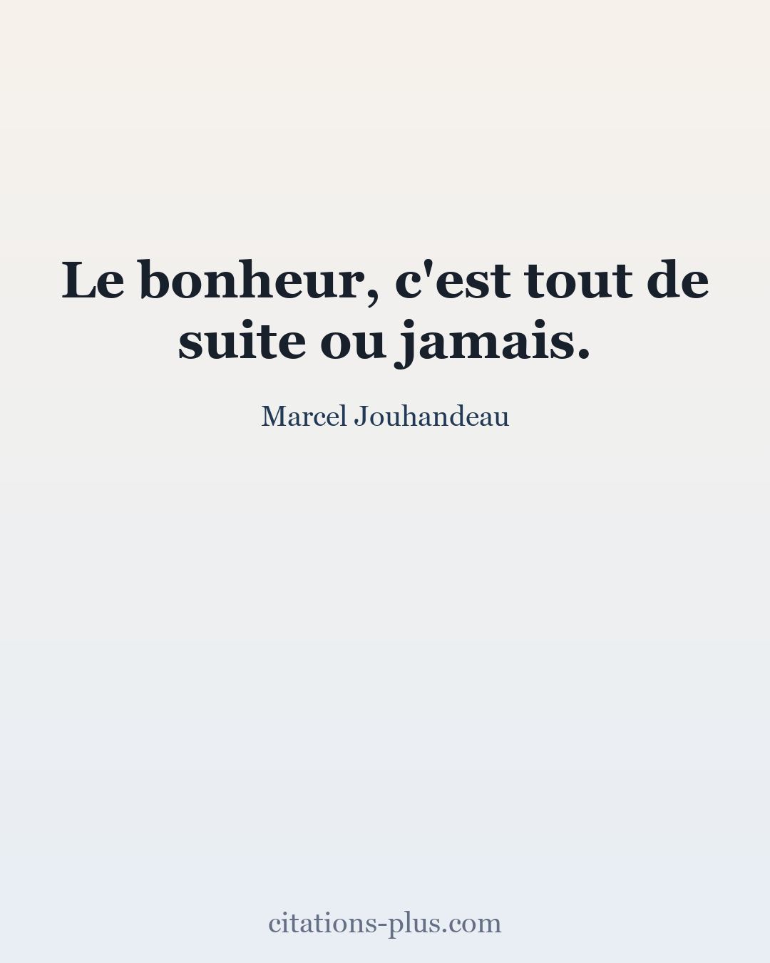 Carte Premium clair — Marcel Jouhandeau
