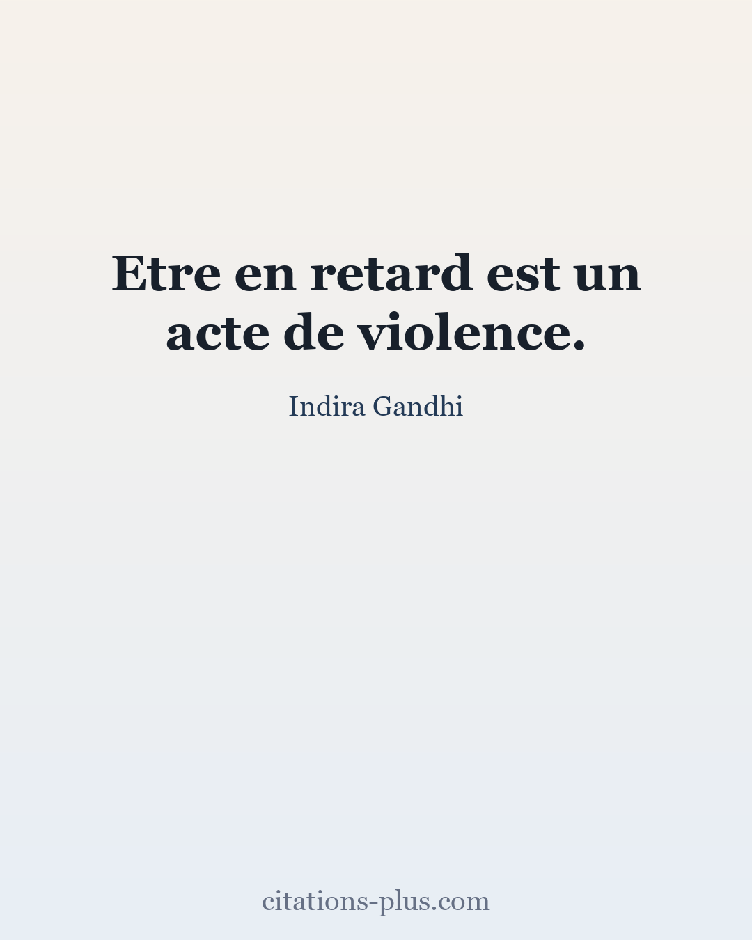 Carte Premium clair — Gandhi