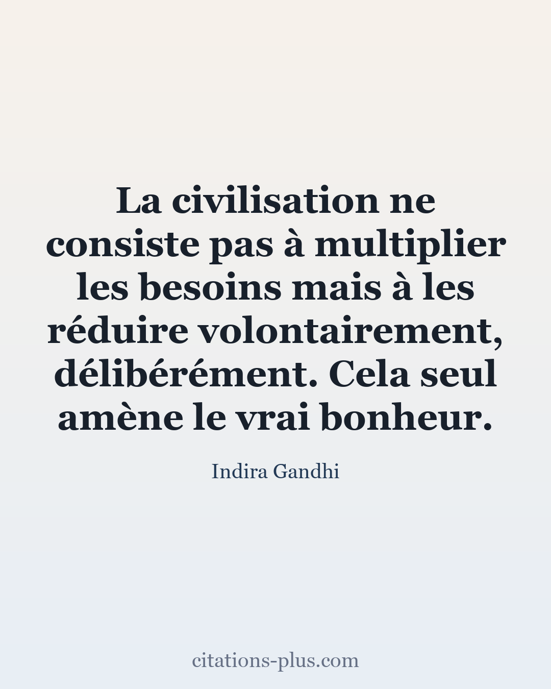 Carte Premium clair — Gandhi