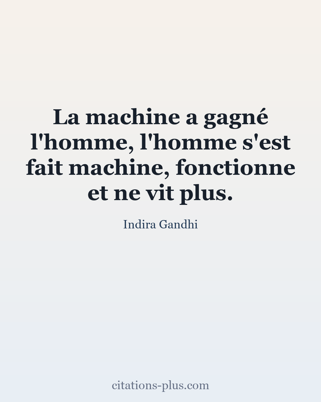 Carte Premium clair — Gandhi