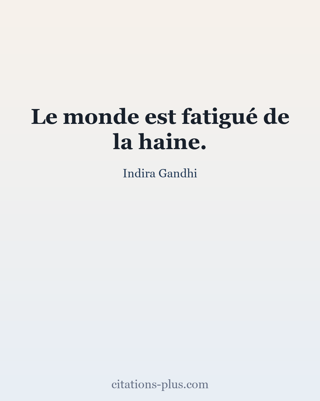 Carte Premium clair — Gandhi