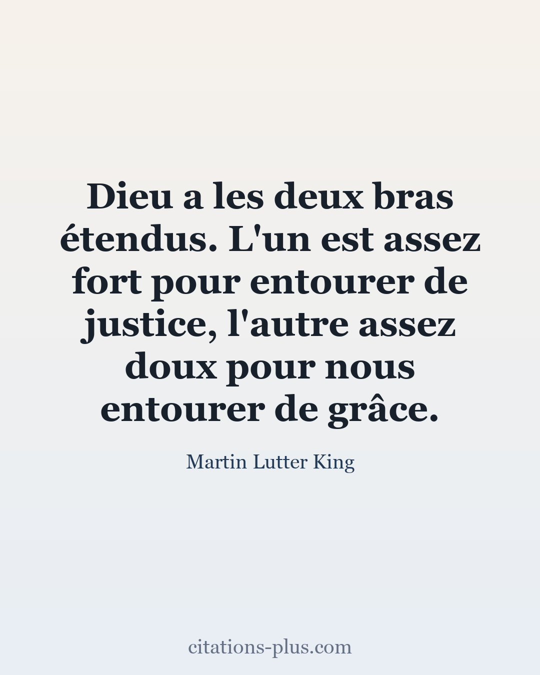 Carte Premium clair — Martin Lutter King