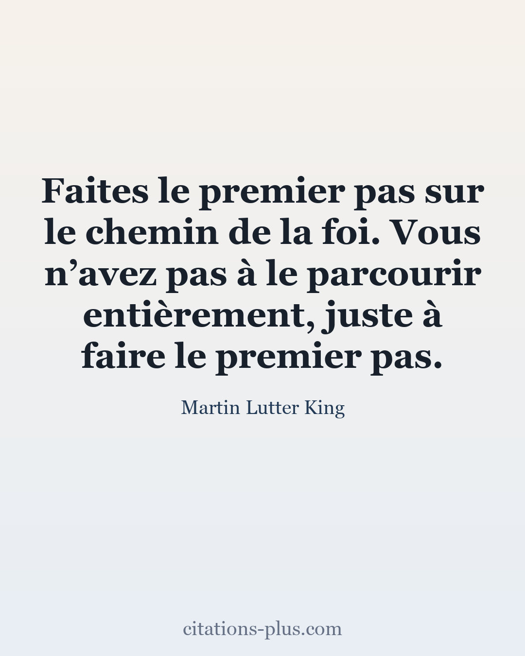 Carte Premium clair — Martin Lutter King