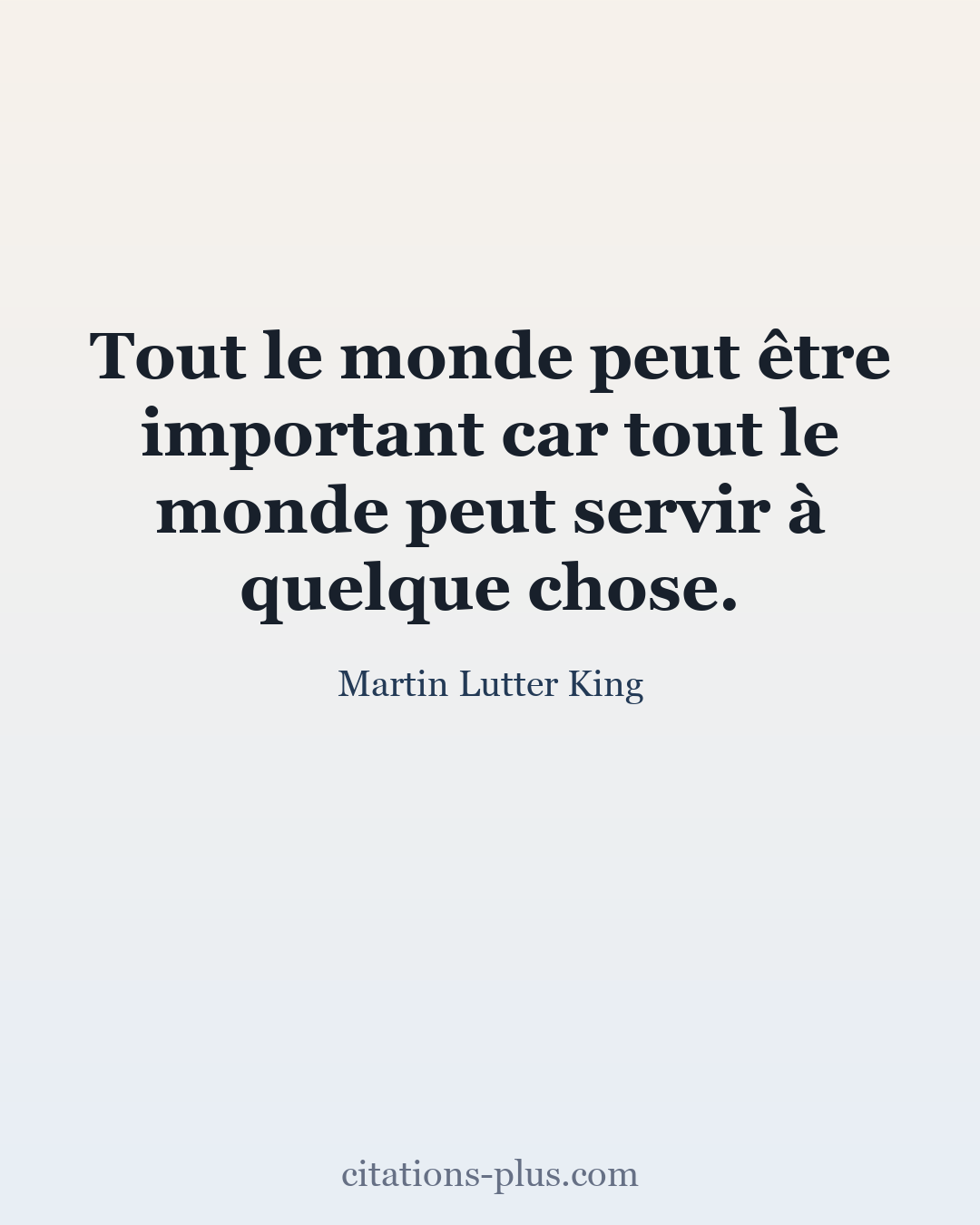 Carte Premium clair — Martin Lutter King