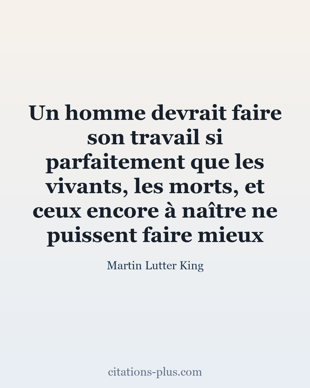 Carte Premium clair — Martin Lutter King