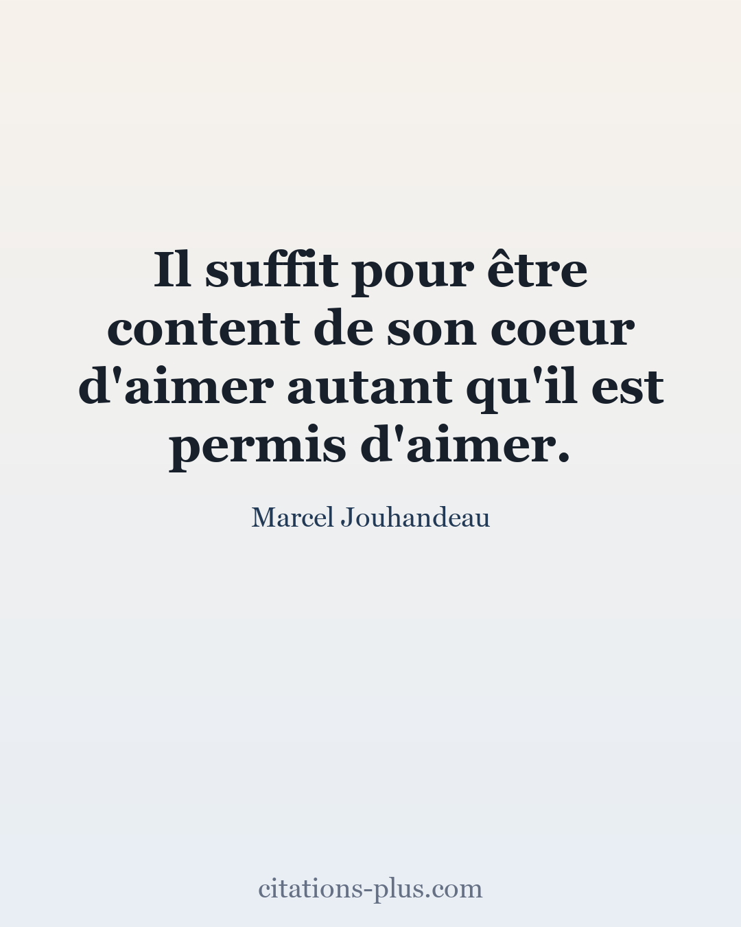 Carte Premium clair — Marcel Jouhandeau