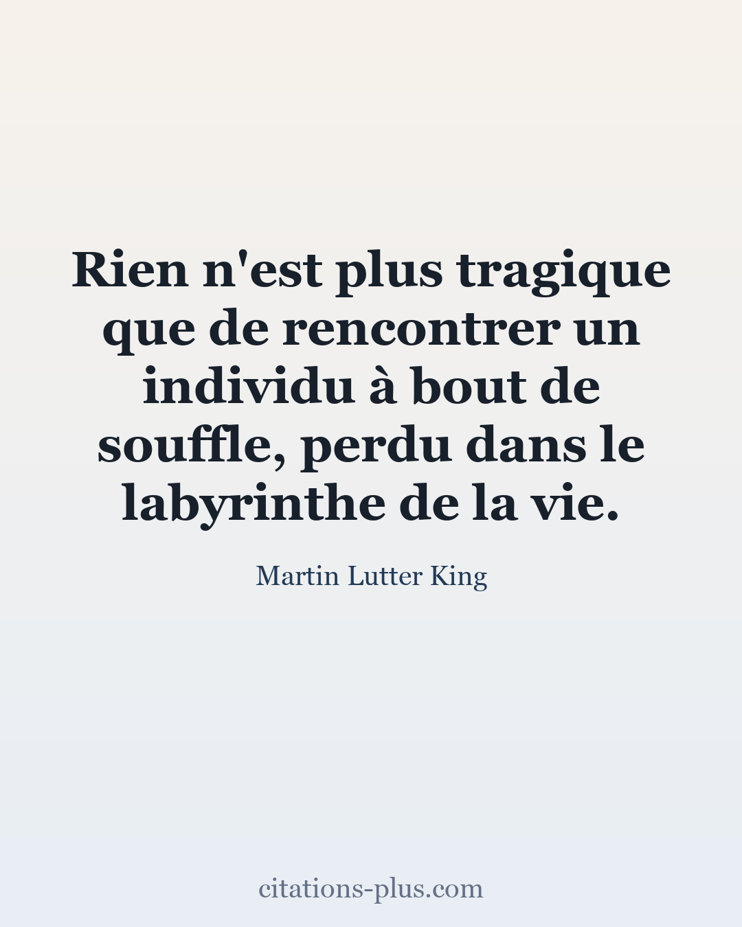 Carte Premium clair — Martin Lutter King