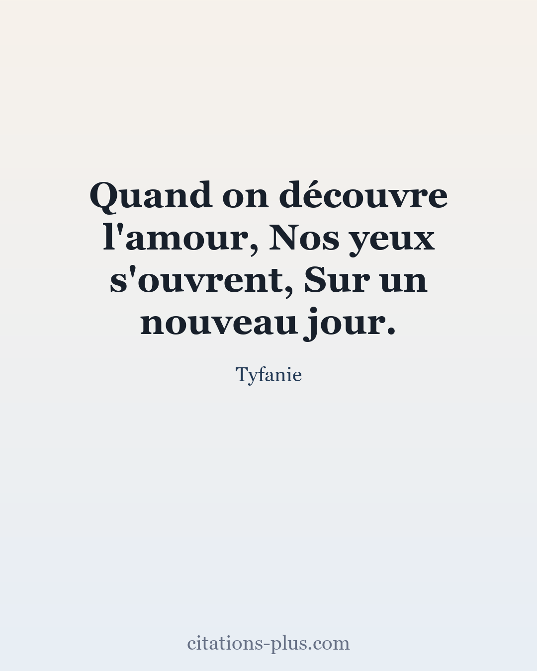 Carte Premium clair — Tyfanie
