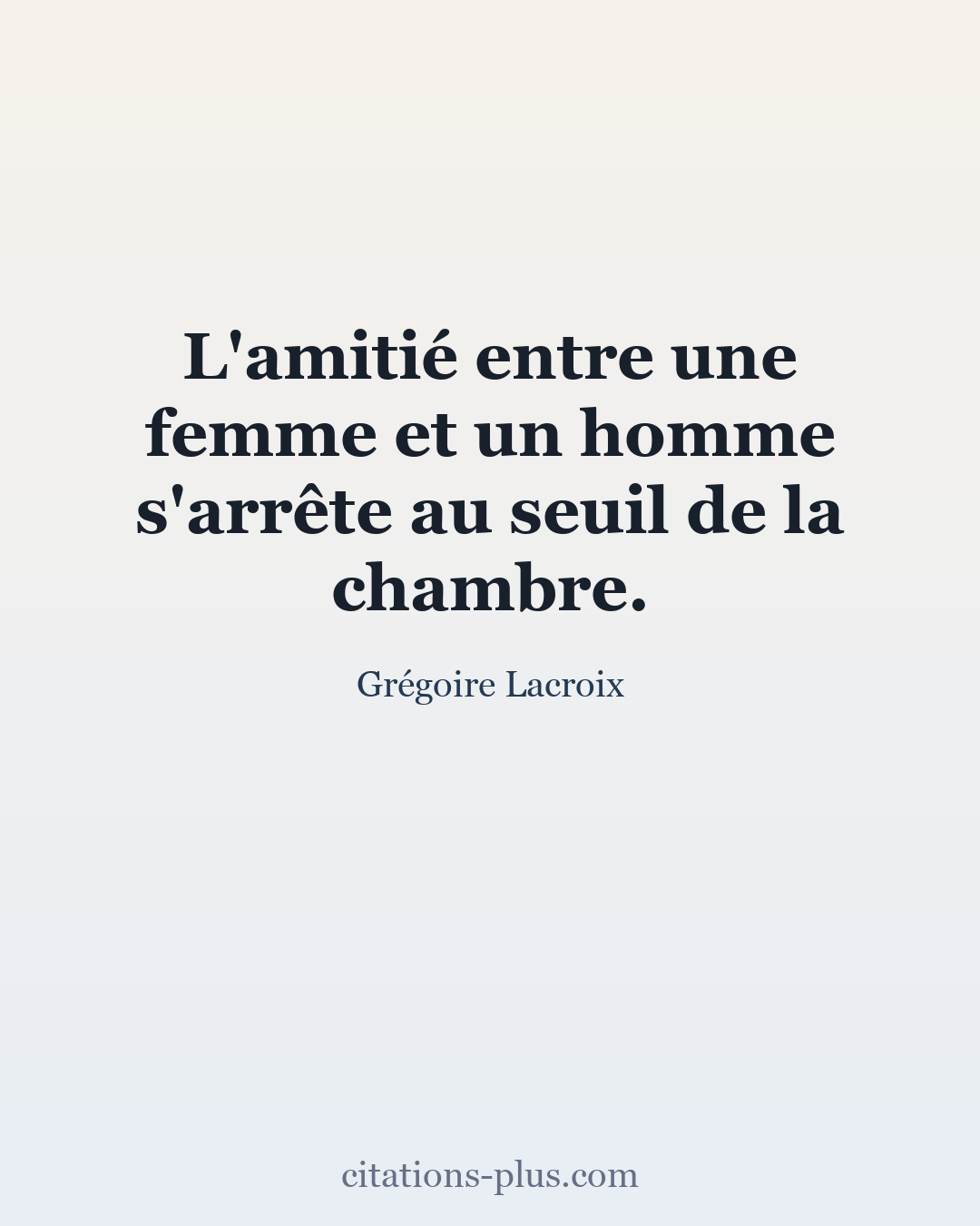 Carte Premium clair — Grégoire Lacroix