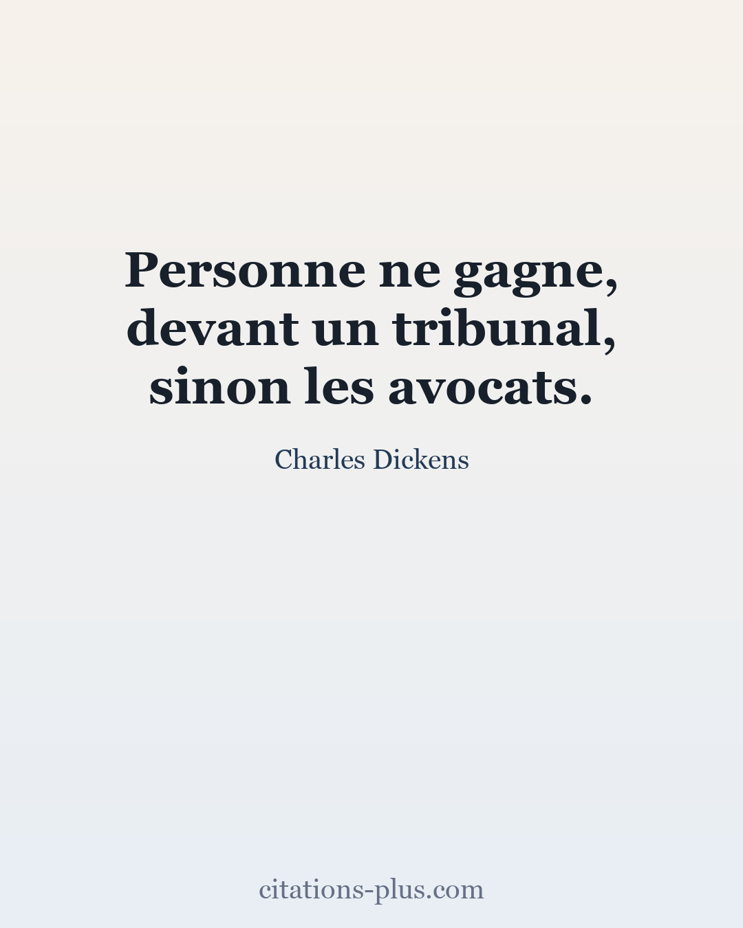 Carte Premium clair — Charles Dickens
