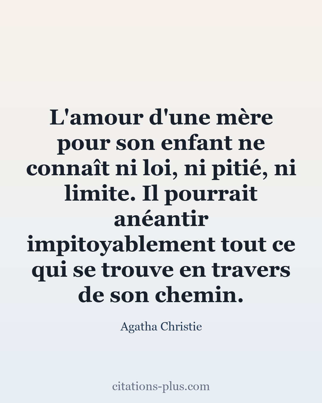 Carte Premium clair — Agatha Christie