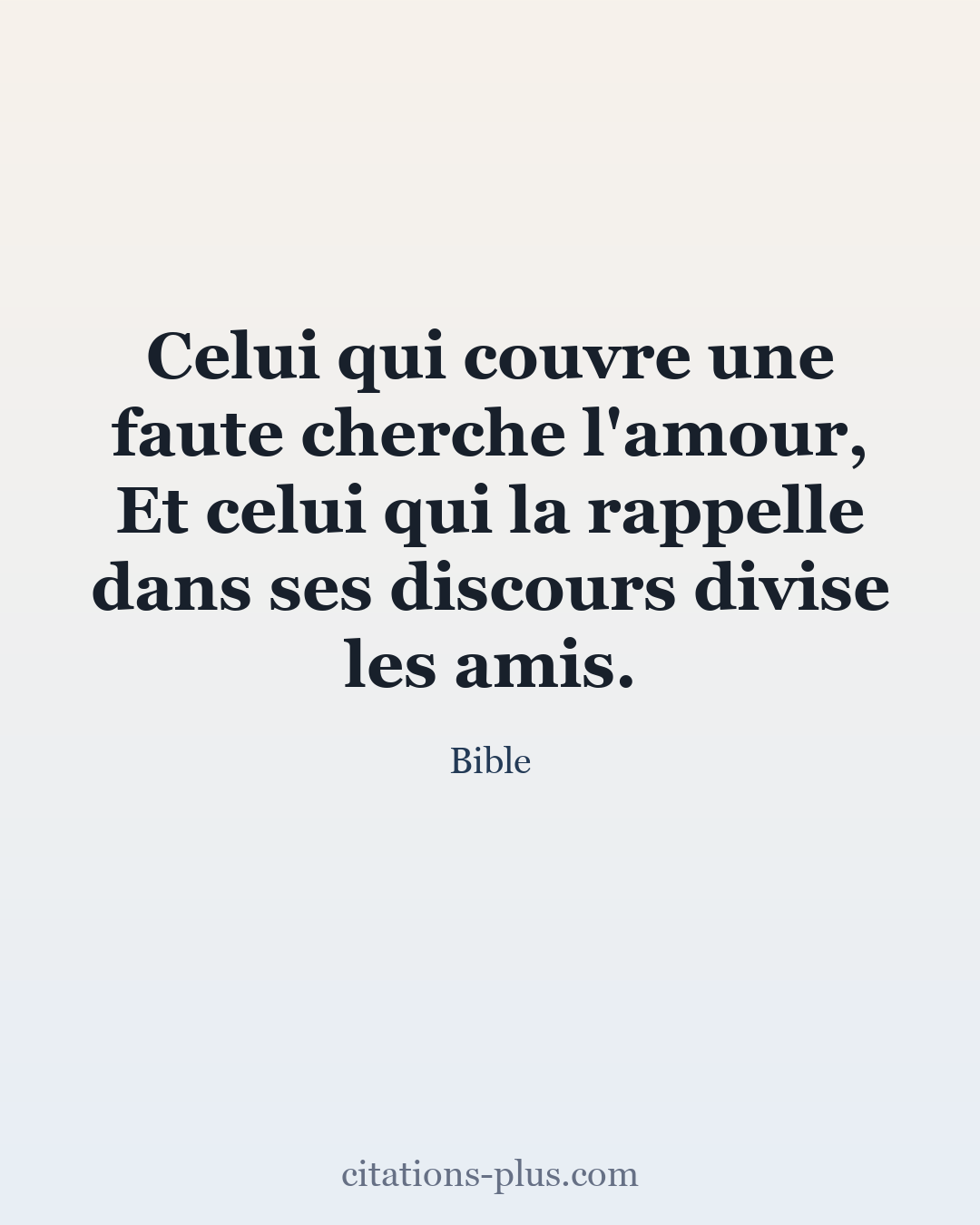 Carte Premium clair — Bible