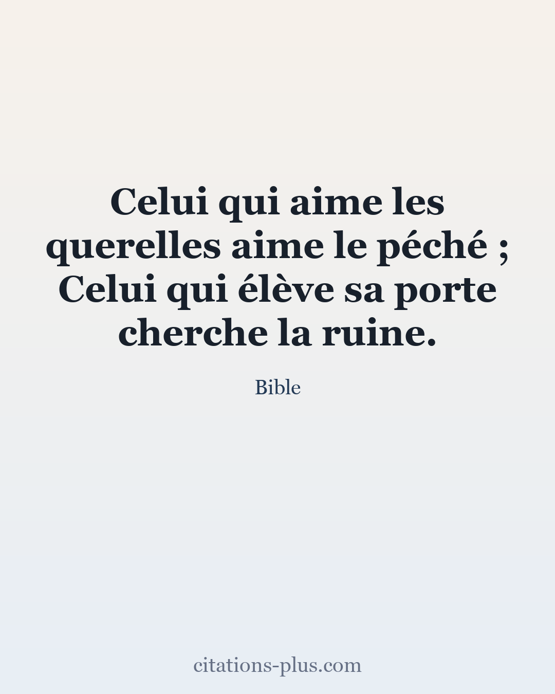 Carte Premium clair — Bible