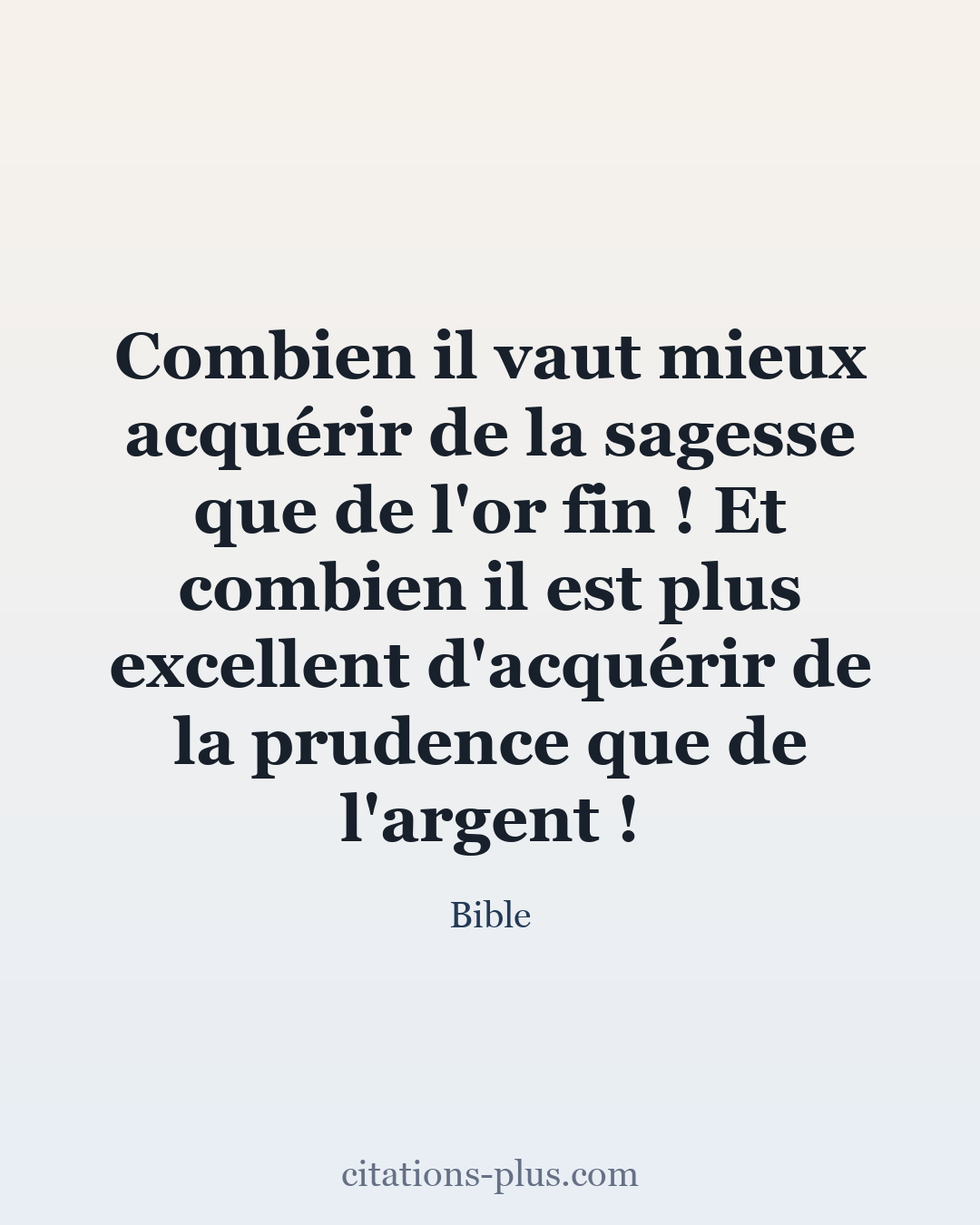 Carte Premium clair — Bible
