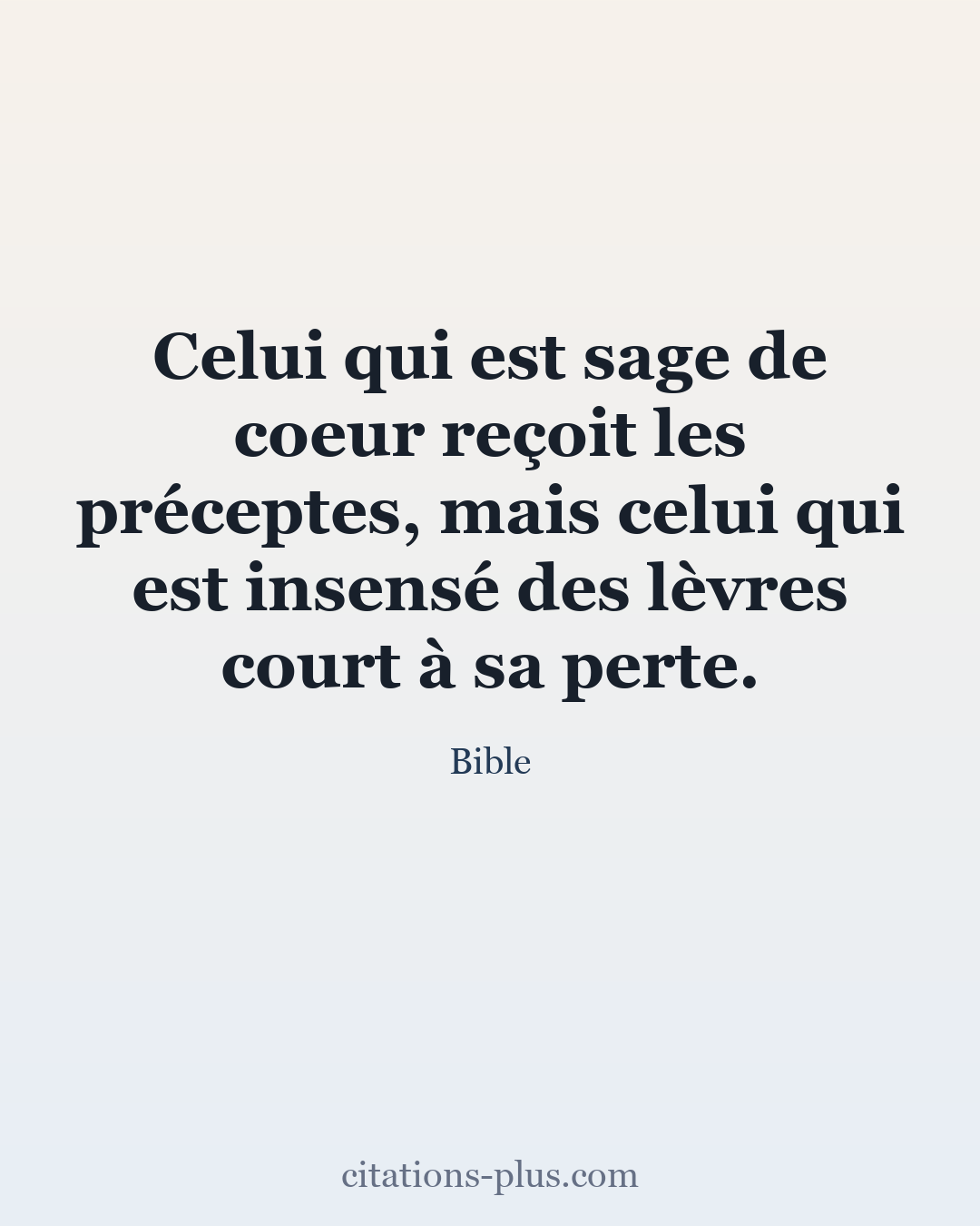 Carte Premium clair — Bible