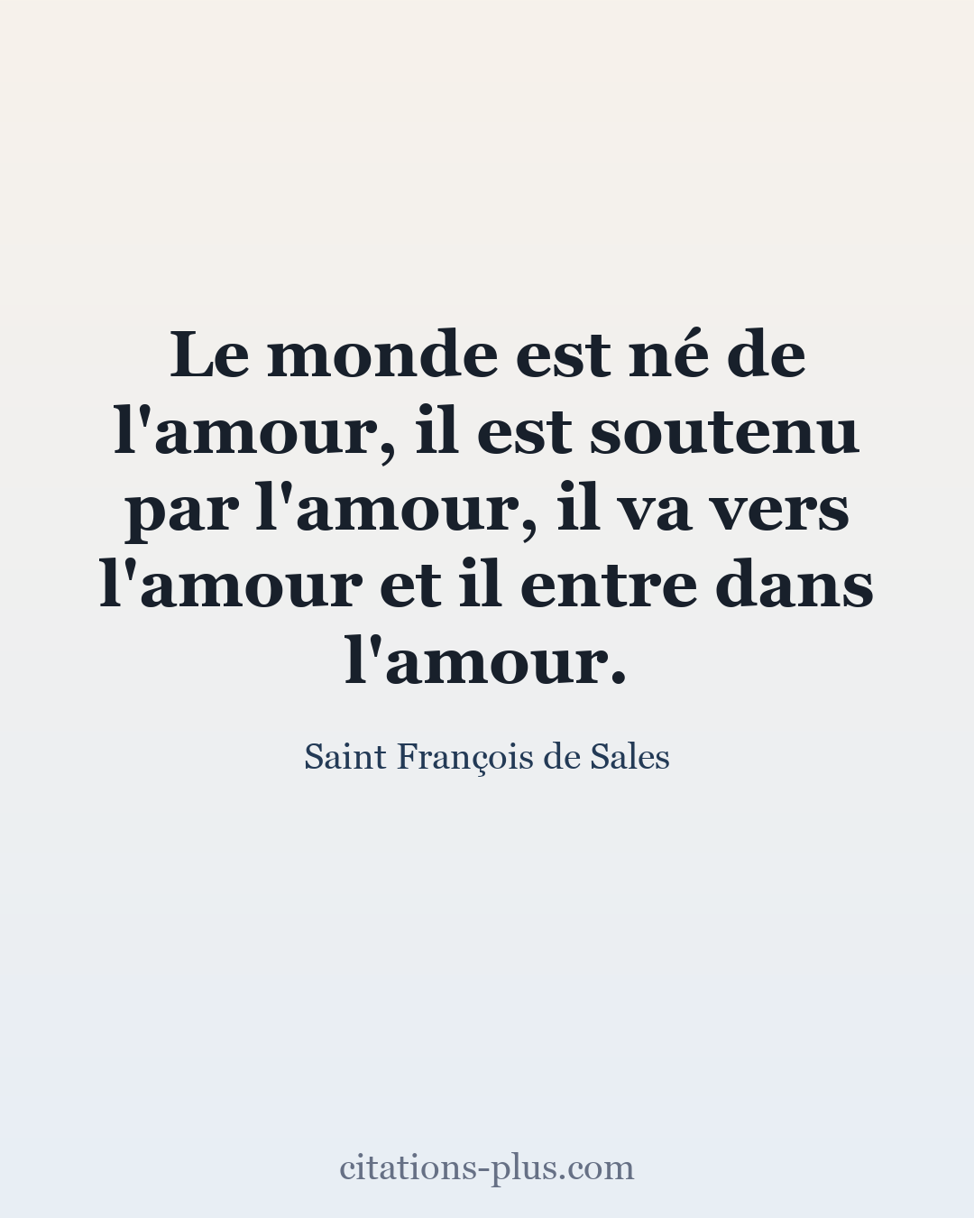 Carte Premium clair — Saint François de Sales