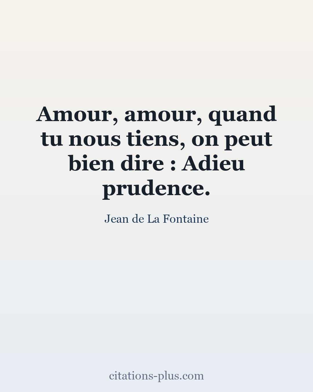 Carte Premium clair — Jean de La Fontaine