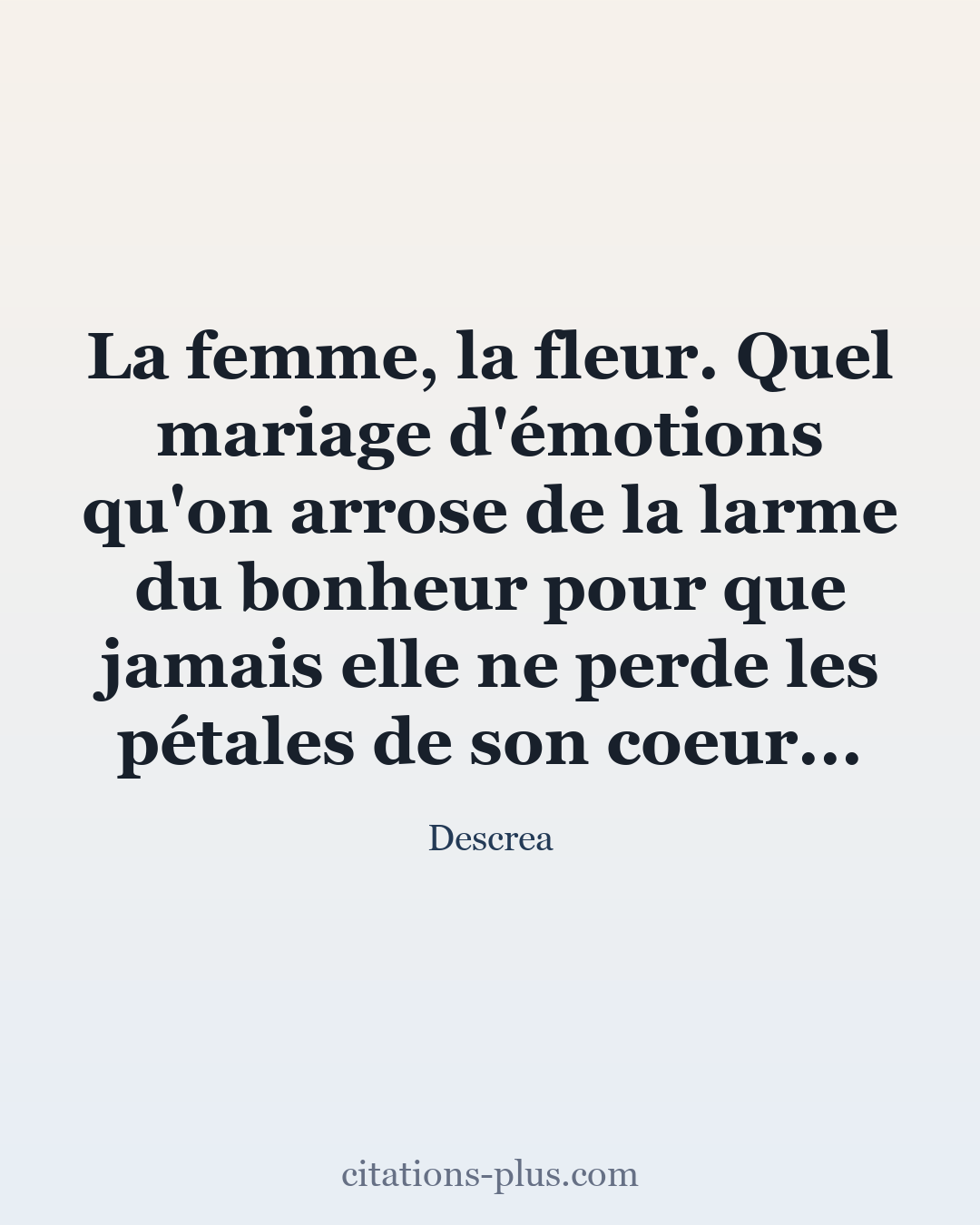 Carte Premium clair — Descrea