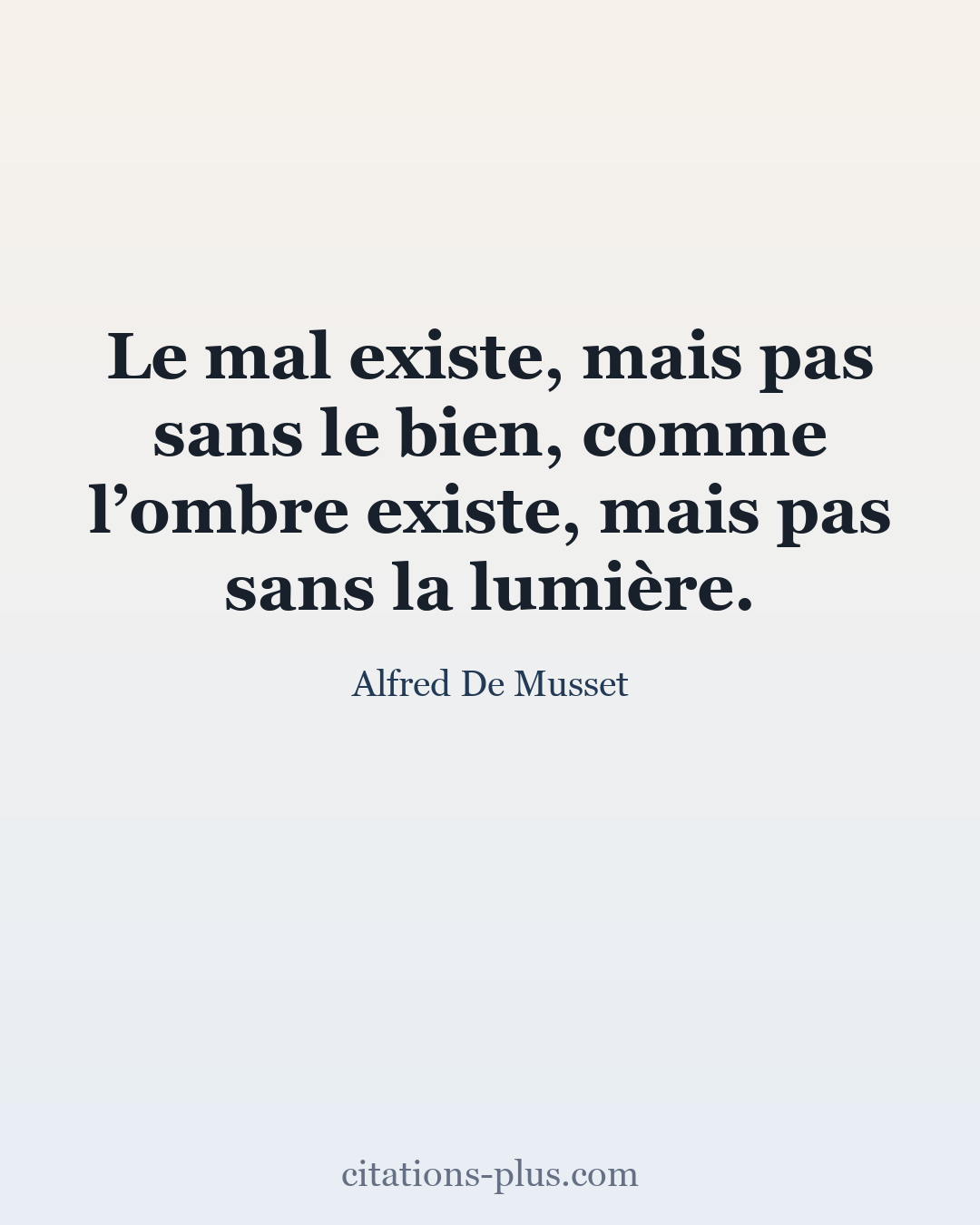 Carte Premium clair — Alfred De Musset