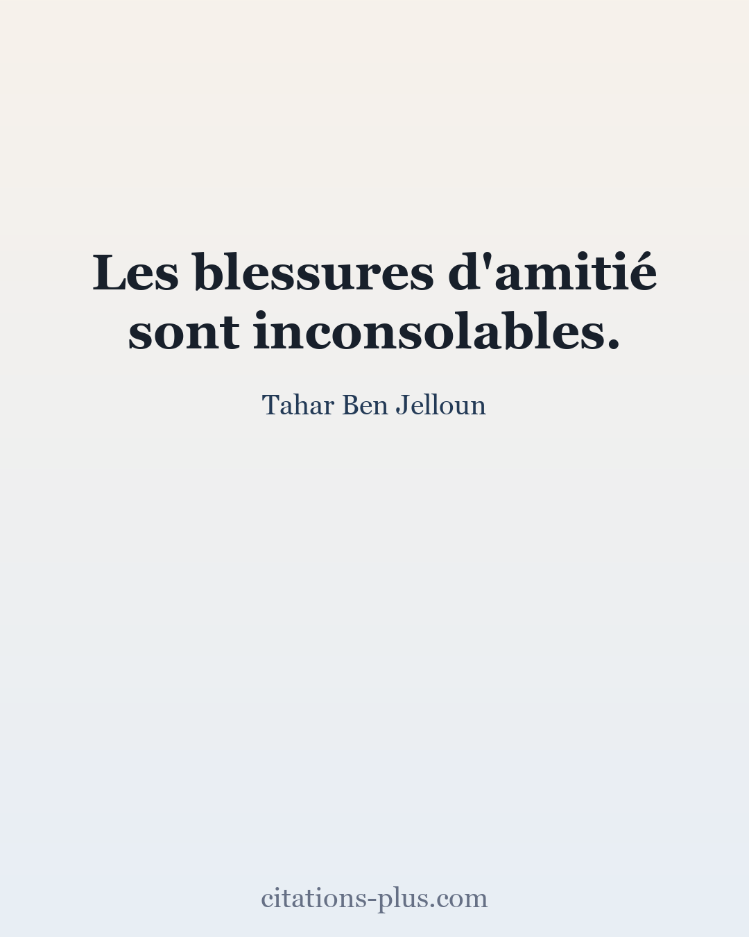 Carte Premium clair — Tahar Ben Jelloun