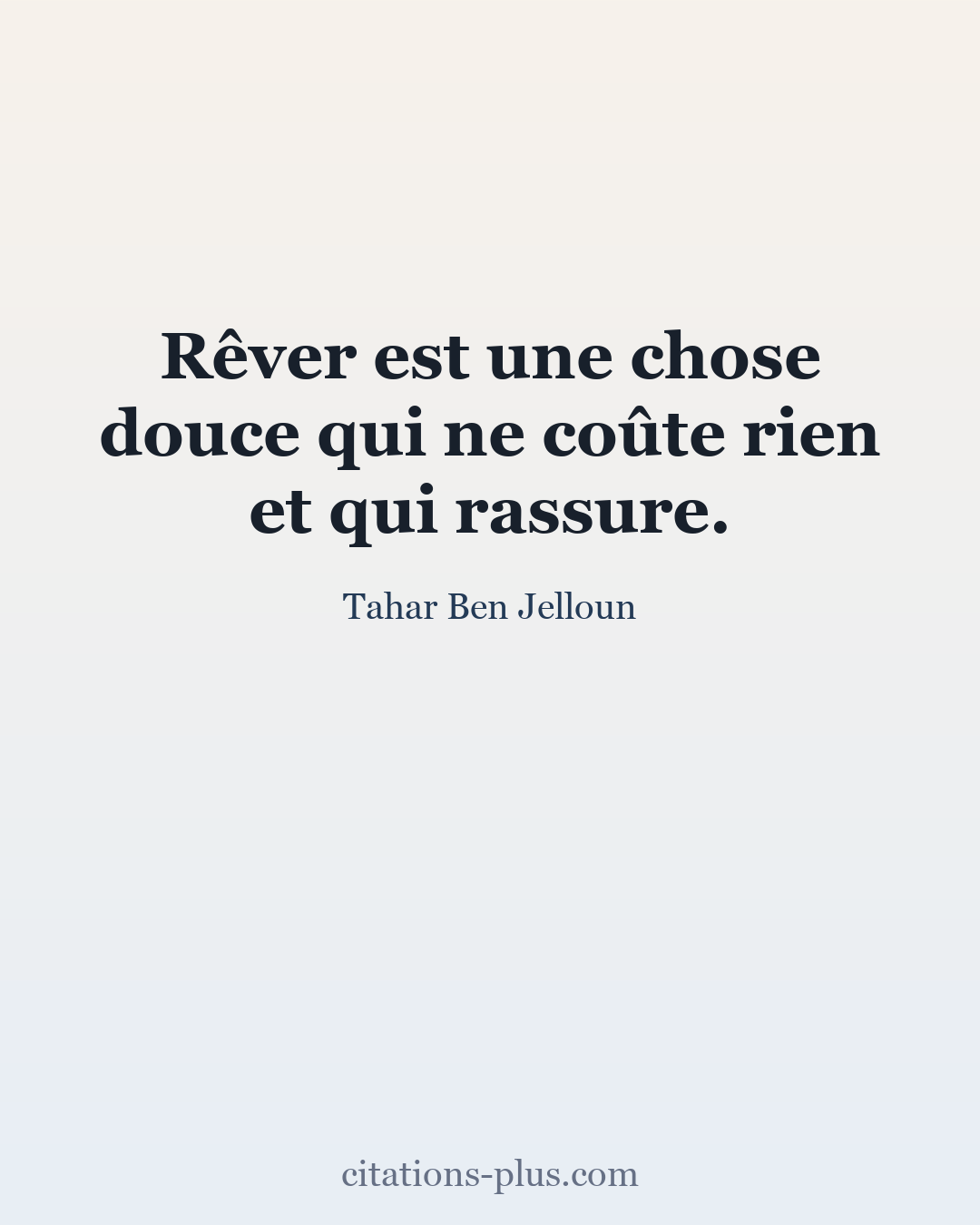 Carte Premium clair — Tahar Ben Jelloun