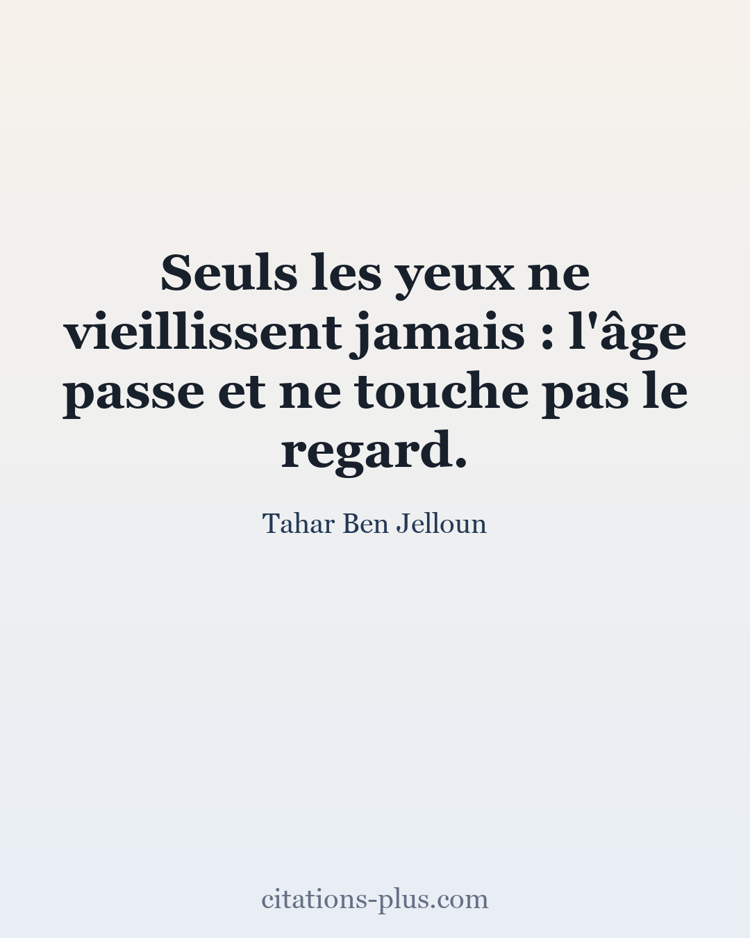 Carte Premium clair — Tahar Ben Jelloun