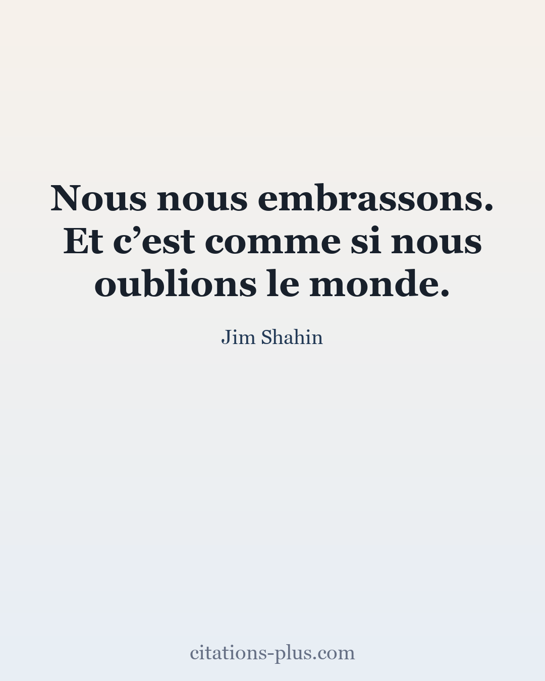 Carte Premium clair — Jim Shahin