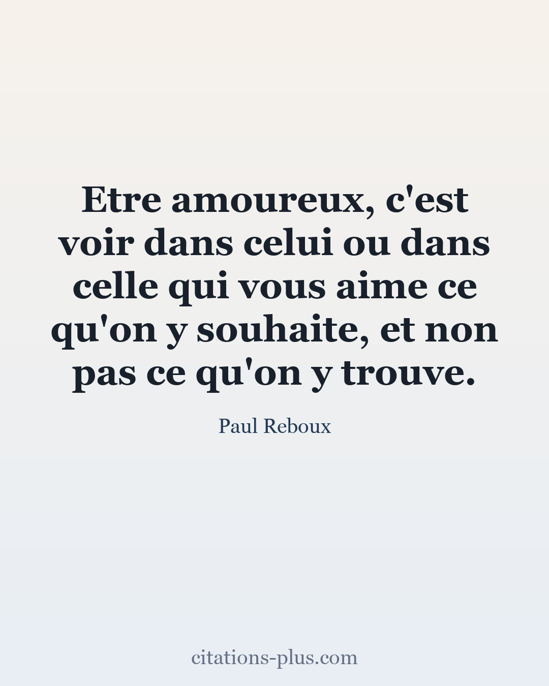 Carte Premium clair — Paul Reboux