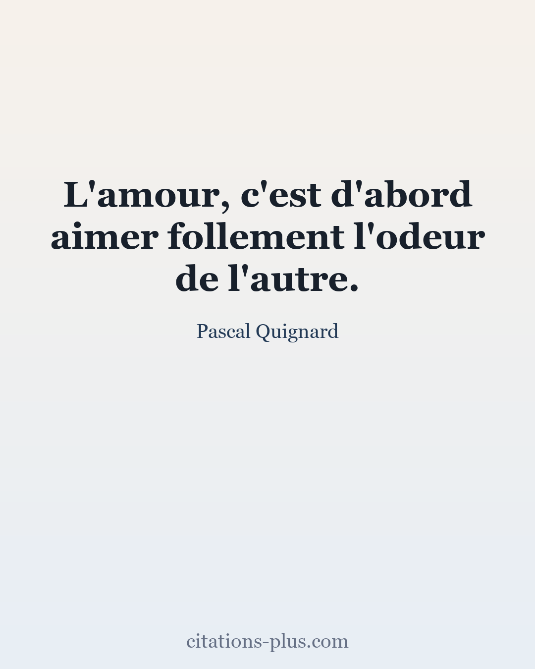 Carte Premium clair — Pascal Quignard