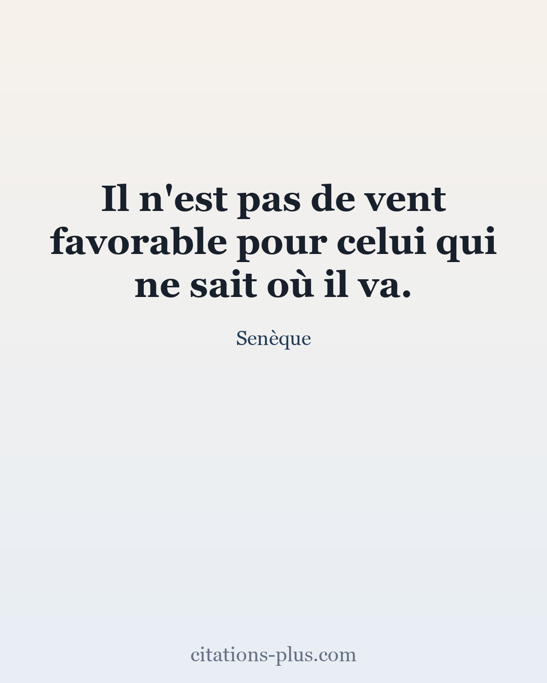 Carte Premium clair — Sénèque