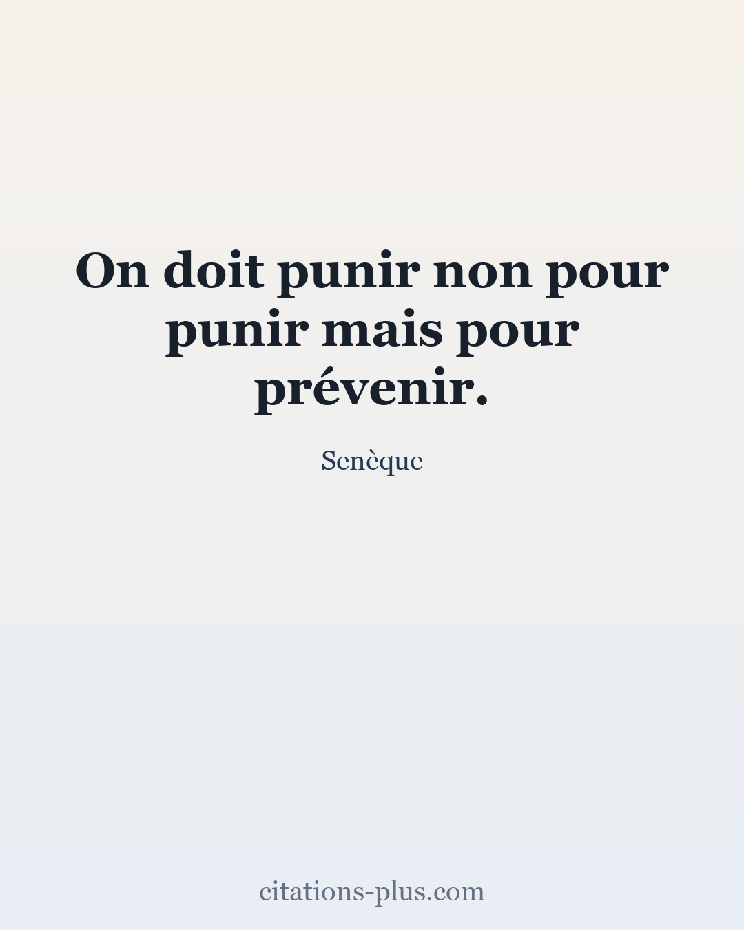 Carte Premium clair — Sénèque