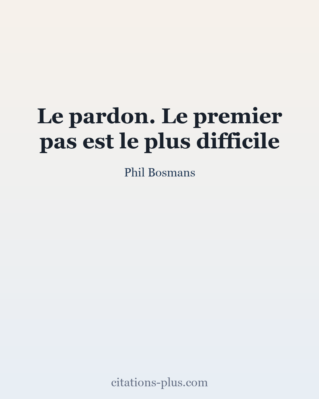 Carte Premium clair — Phil Bosmans