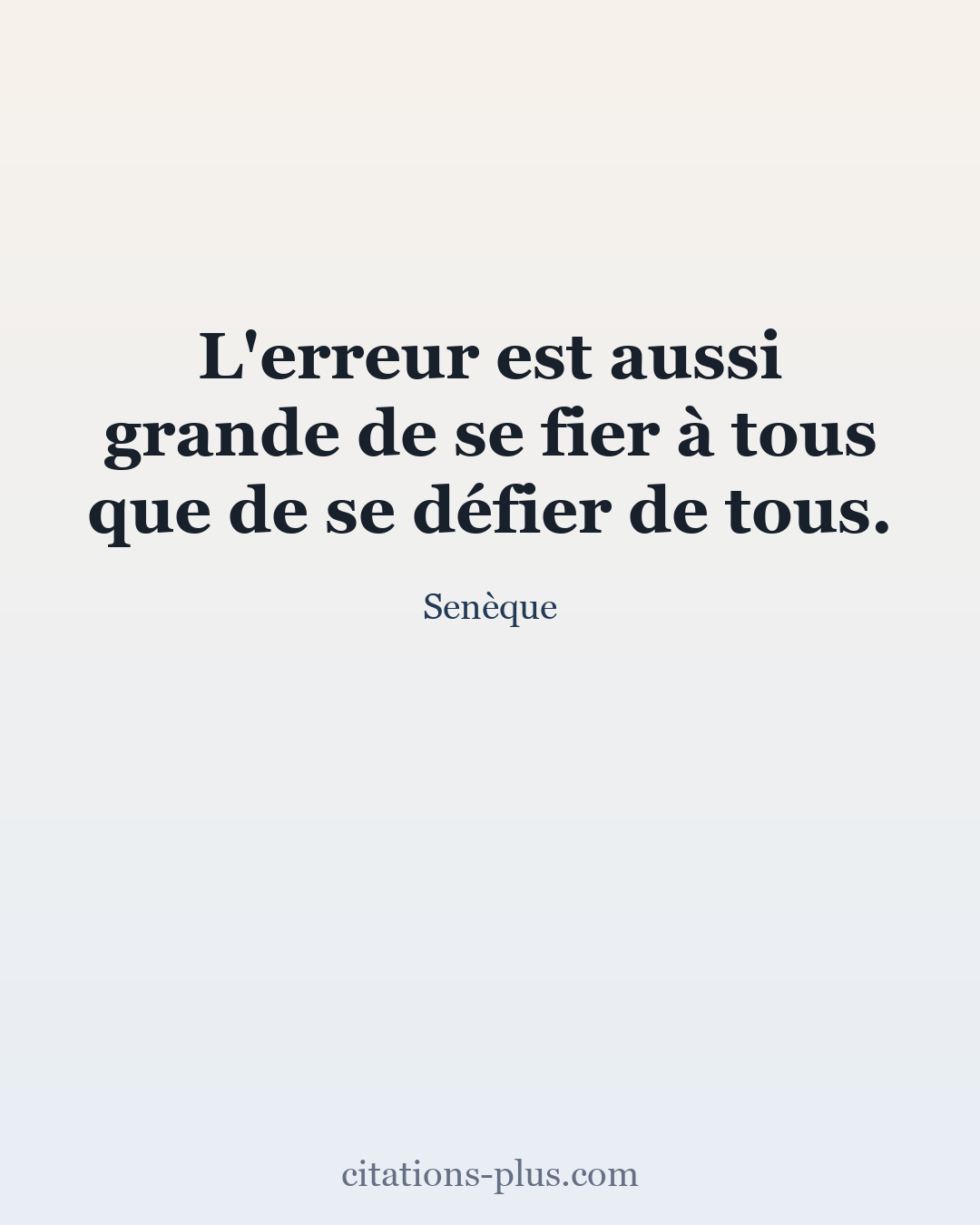 Carte Premium clair — Sénèque