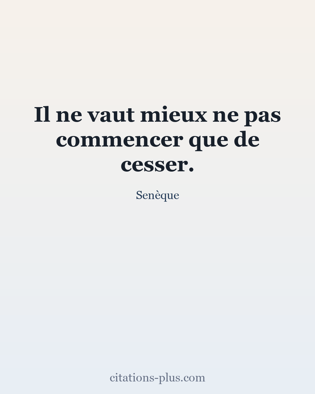 Carte Premium clair — Sénèque