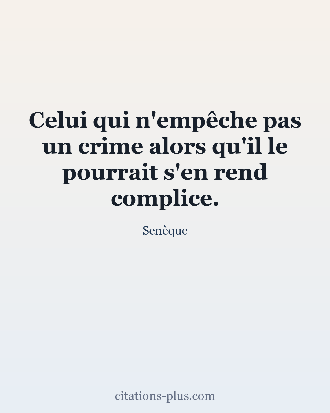 Carte Premium clair — Sénèque