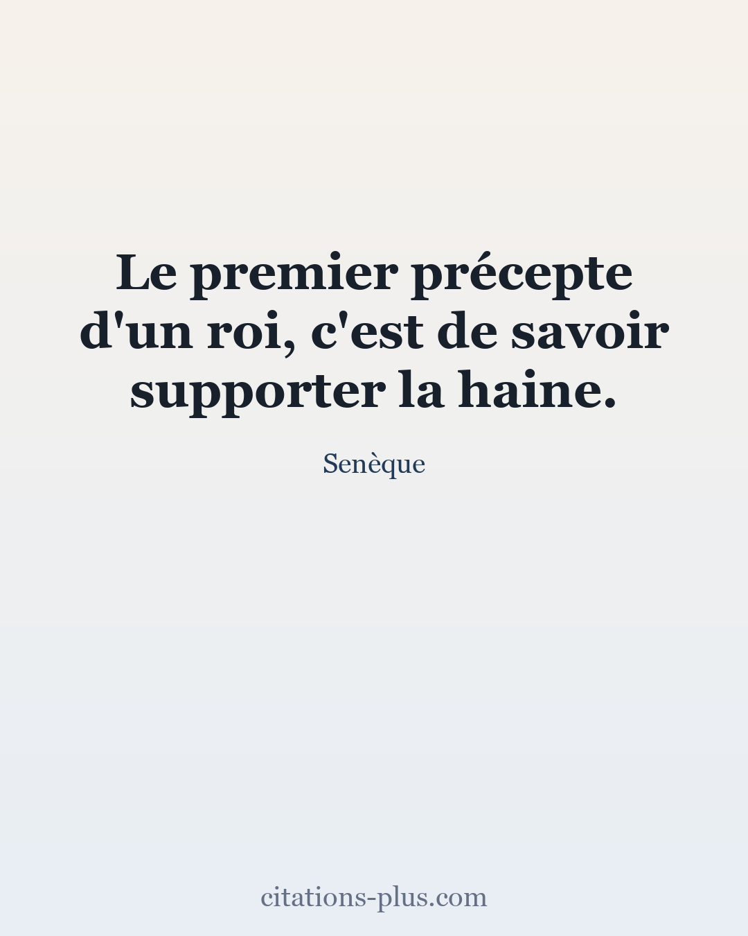 Carte Premium clair — Sénèque