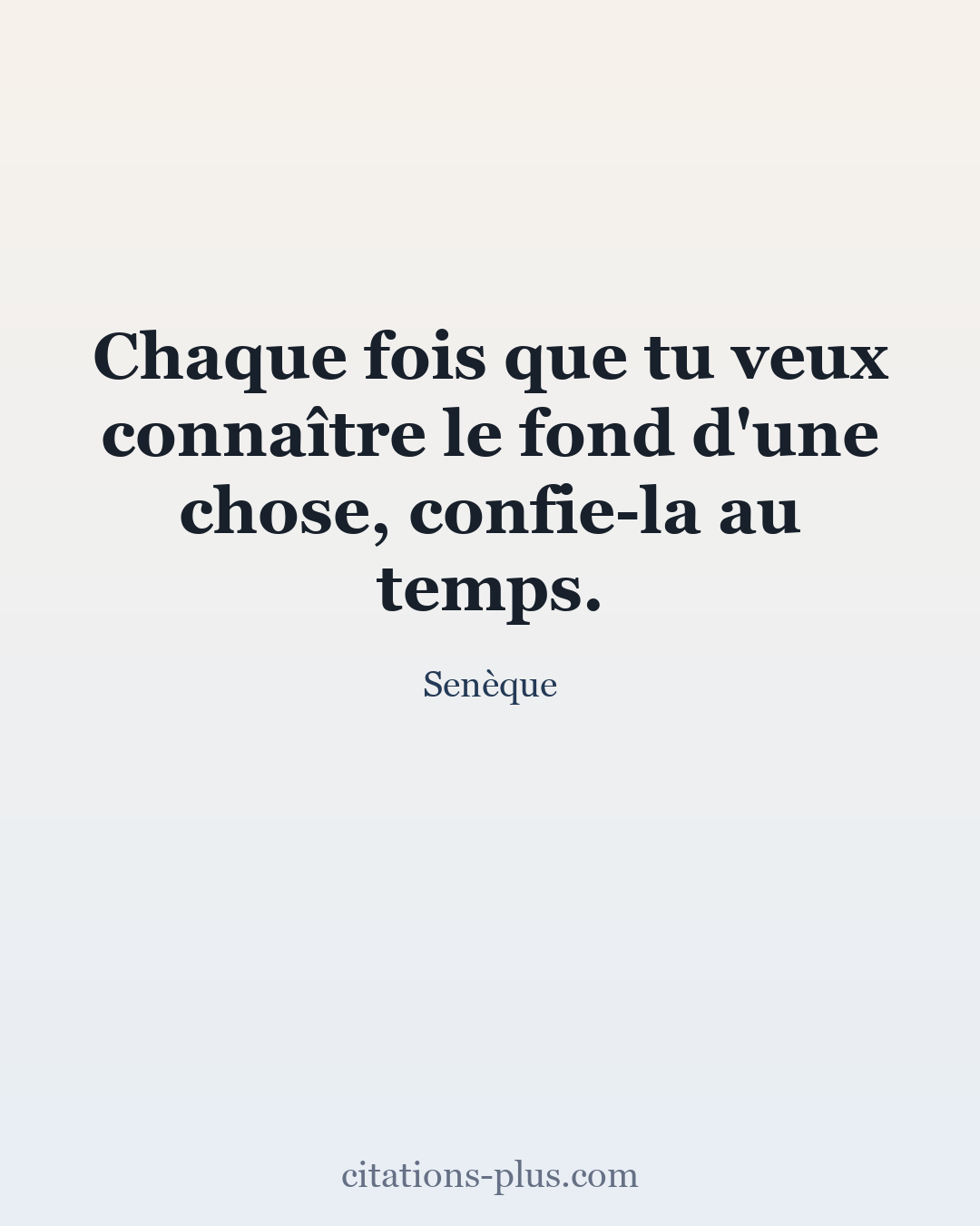 Carte Premium clair — Sénèque