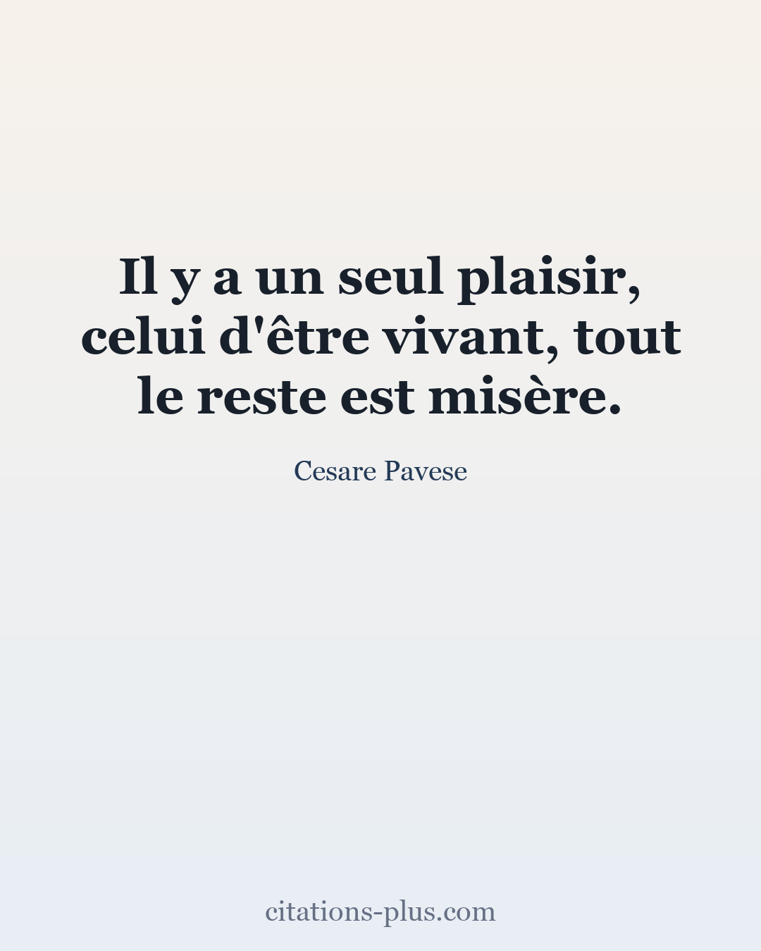 Carte Premium clair — Cesare Pavese