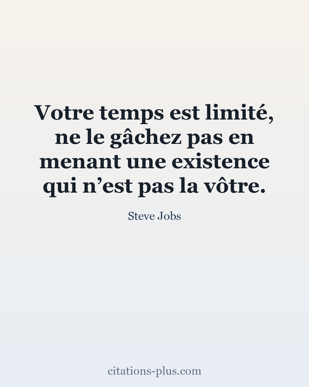 Carte Premium clair — Steve Jobs