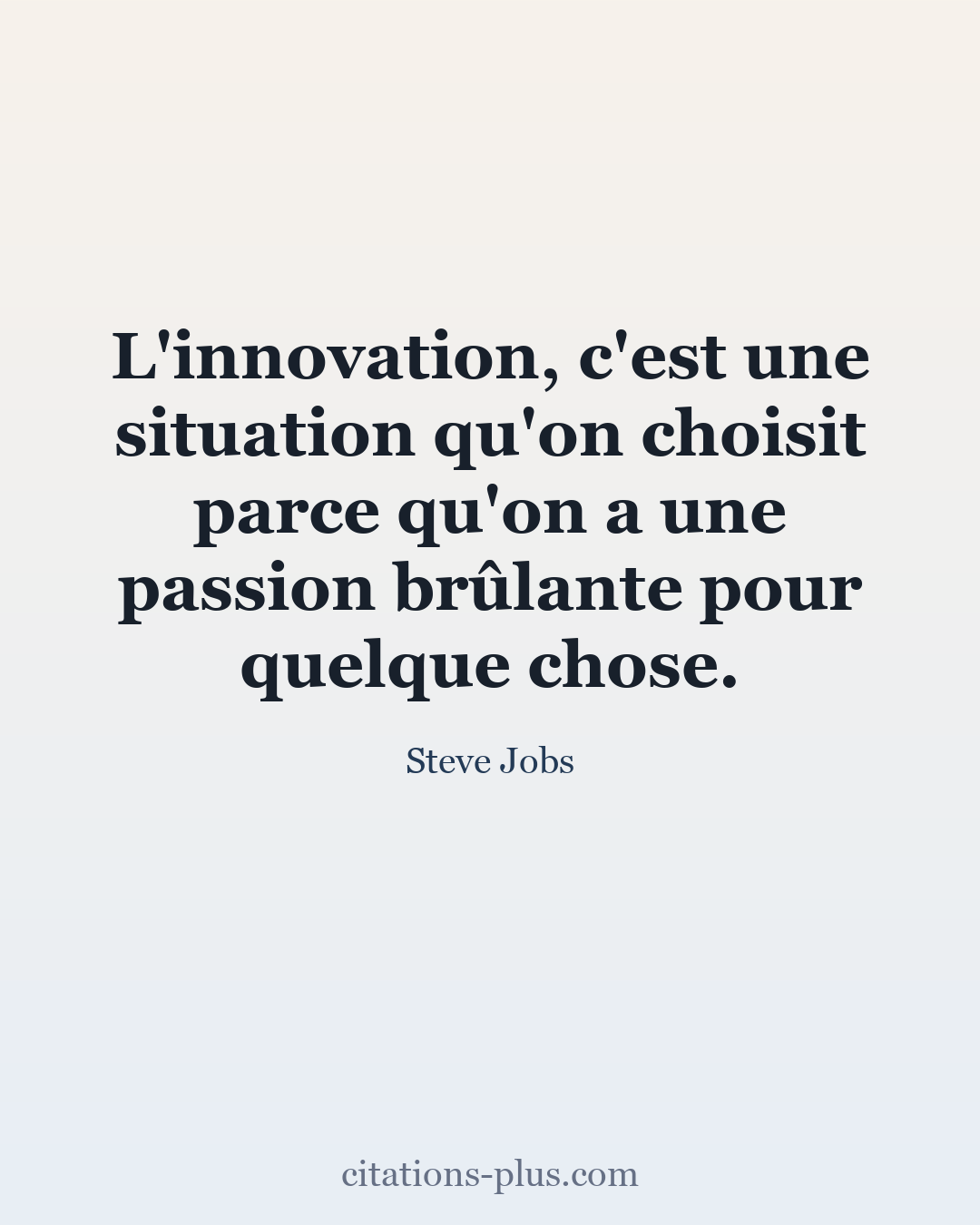 Carte Premium clair — Steve Jobs