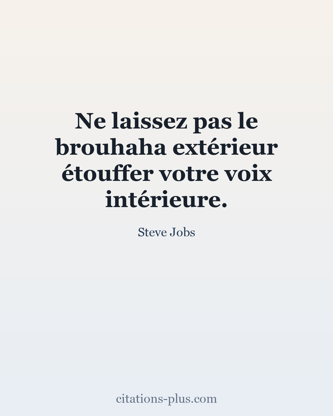 Carte Premium clair — Steve Jobs