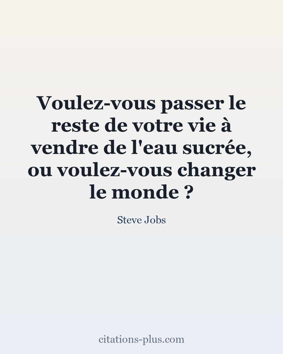 Carte Premium clair — Steve Jobs