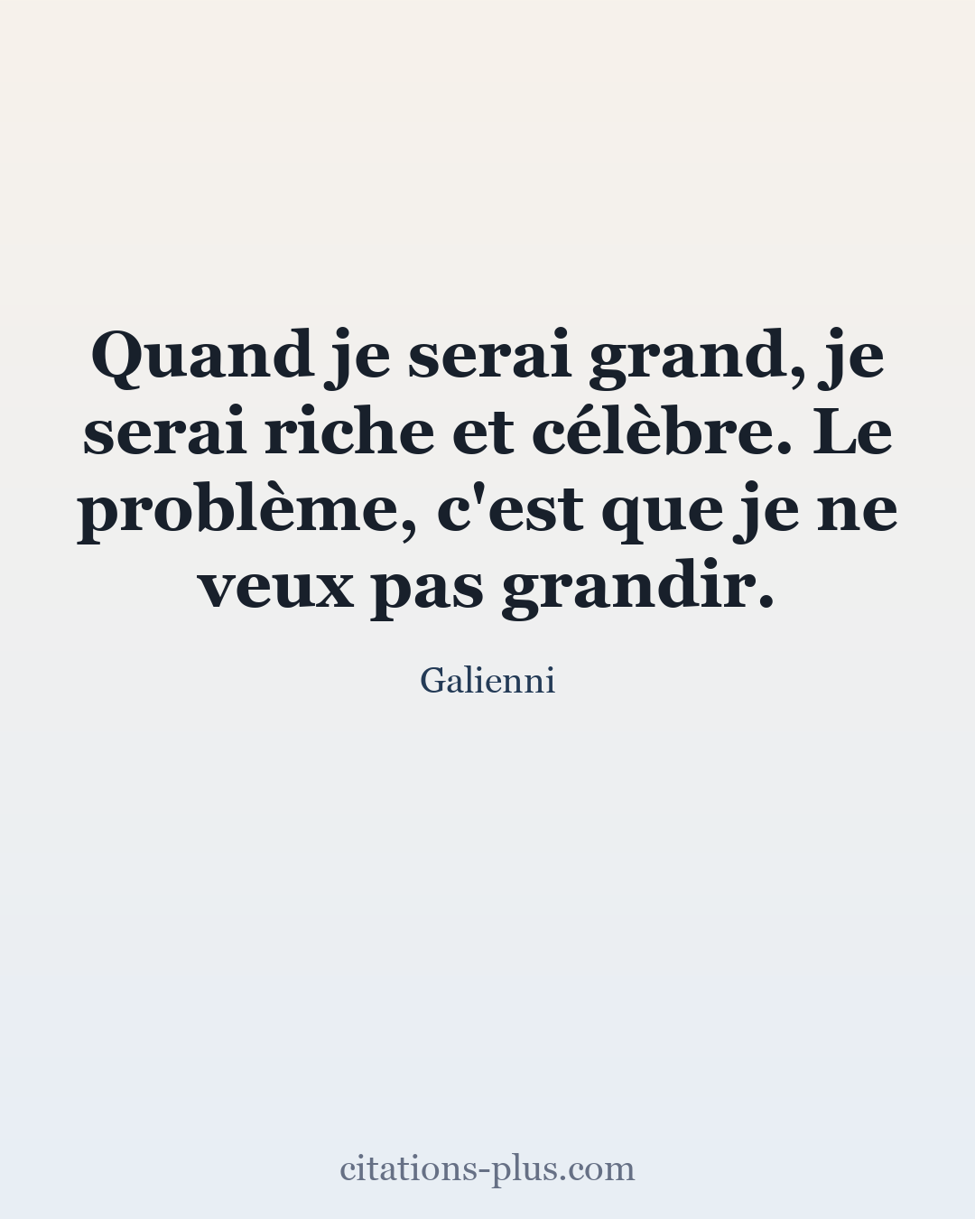 Carte Premium clair — Galienni