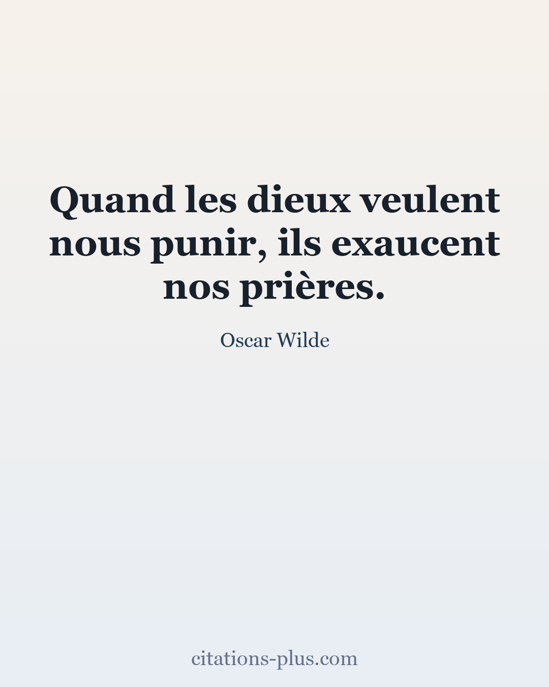 Carte Premium clair — Oscar Wilde