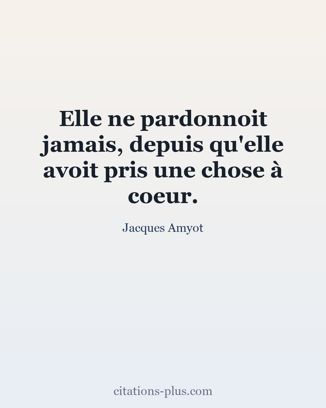 Carte Premium clair — Jacques Amyot