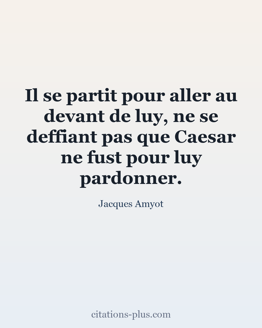 Carte Premium clair — Jacques Amyot