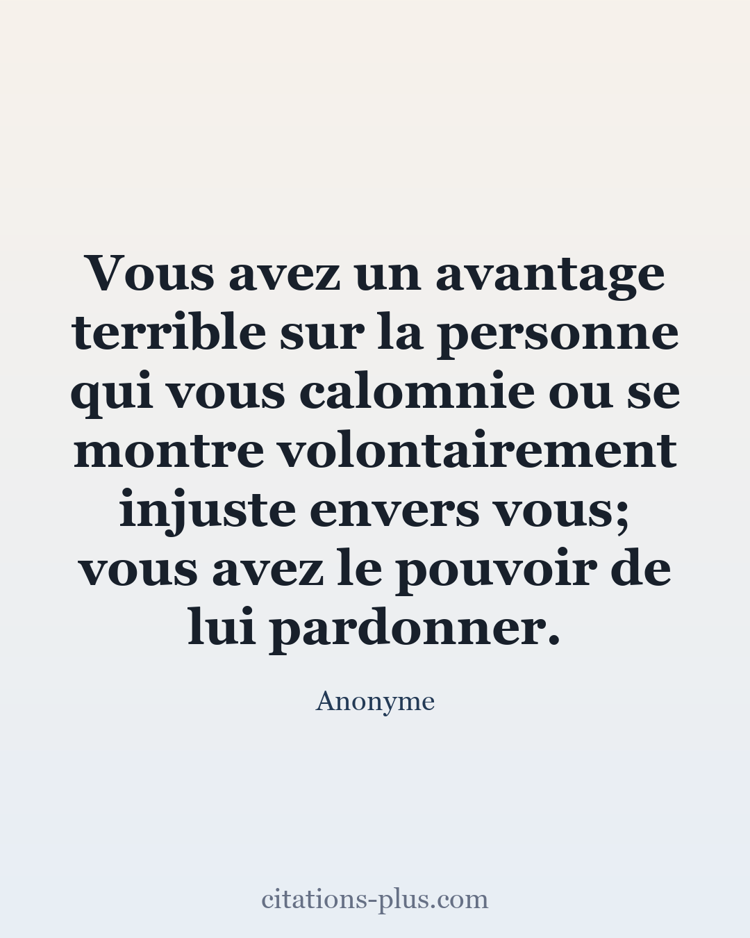 Carte Premium clair — Anonyme