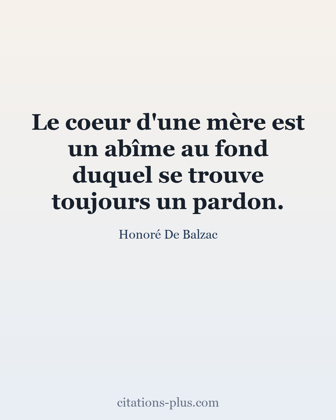Carte Premium clair — Honoré De Balzac