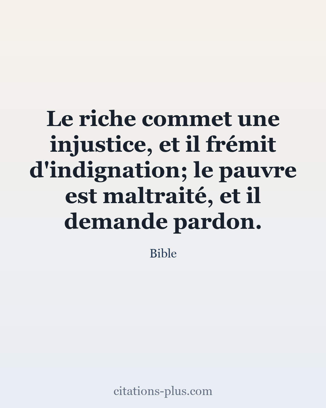 Carte Premium clair — Bible