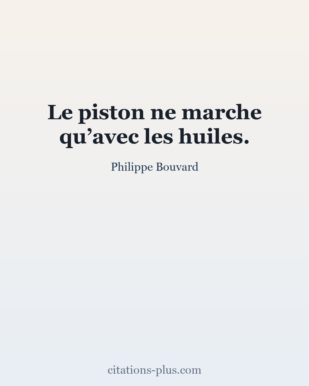 Carte Premium clair — Philippe Bouvard